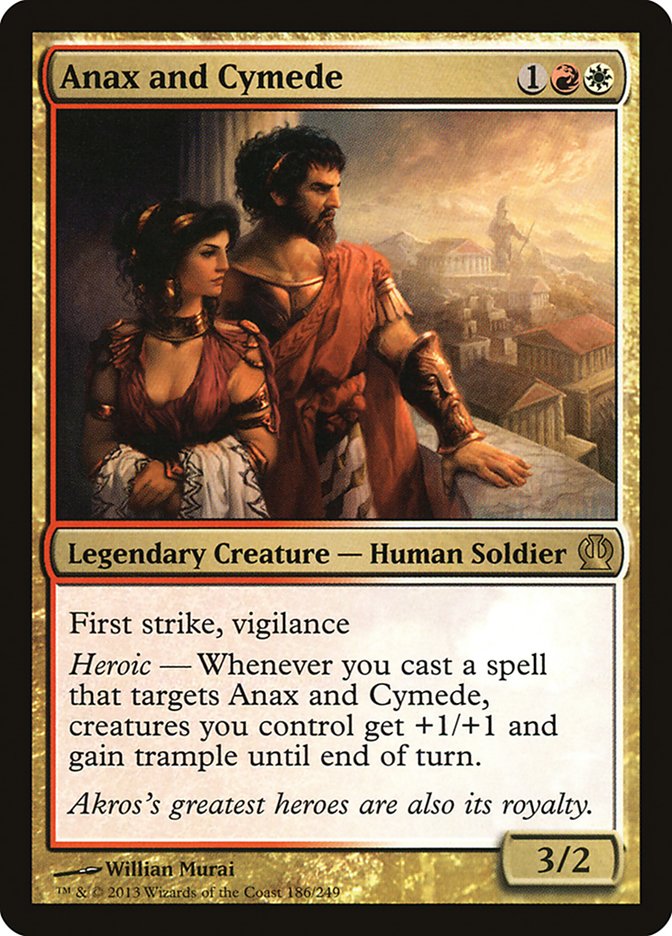 Anax and Cymede [Theros] MTG Single Magic: The Gathering | Red Claw Gaming