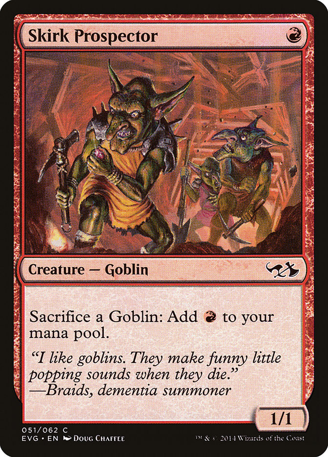 Skirk Prospector (Elves vs. Goblins) [Duel Decks Anthology] MTG Single Magic: The Gathering | Red Claw Gaming