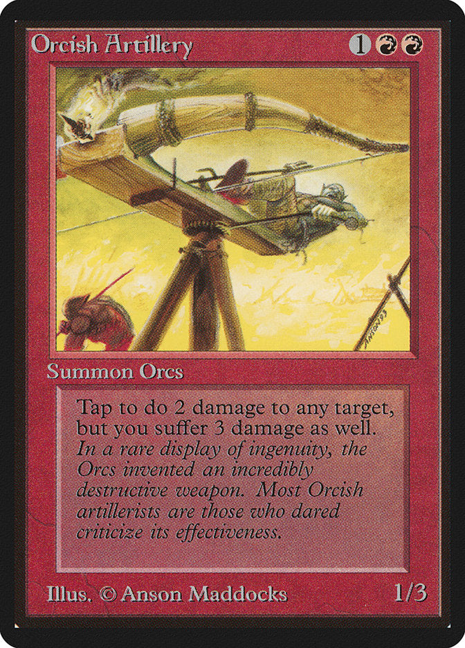 Orcish Artillery [Beta Edition] MTG Single Magic: The Gathering | Red Claw Gaming