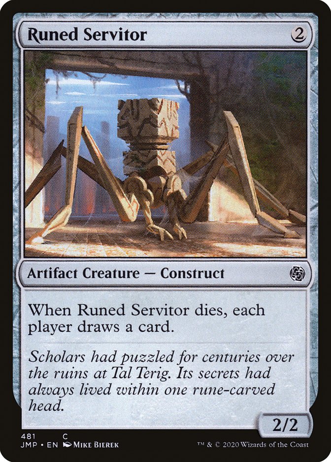 Runed Servitor [Jumpstart] MTG Single Magic: The Gathering | Red Claw Gaming