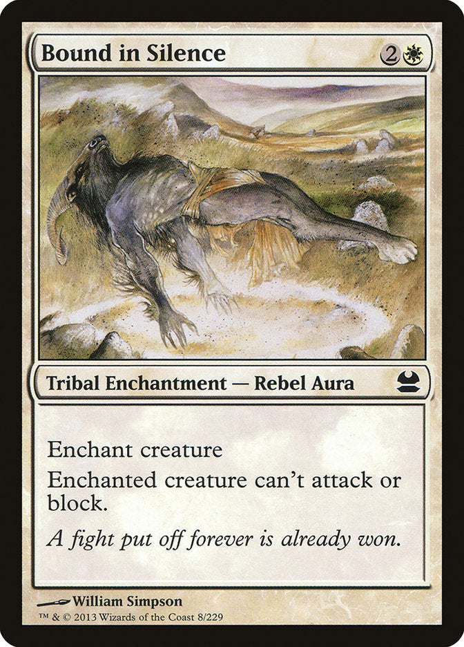 Bound in Silence [Modern Masters] MTG Single Magic: The Gathering | Red Claw Gaming