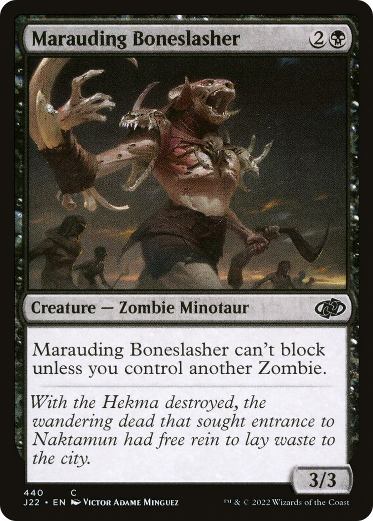 Marauding Boneslasher [Jumpstart 2022] MTG Single Magic: The Gathering | Red Claw Gaming