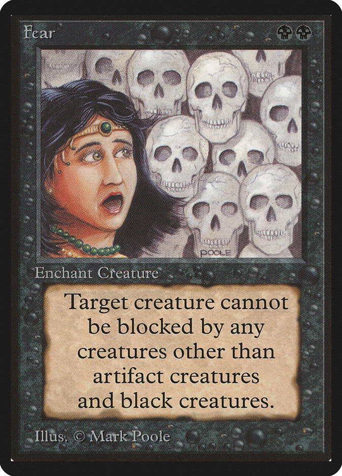 Fear [Beta Edition] MTG Single Magic: The Gathering | Red Claw Gaming