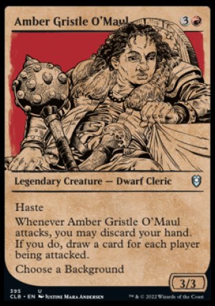 Amber Gristle O'Maul (Showcase) [Commander Legends: Battle for Baldur's Gate] MTG Single Magic: The Gathering | Red Claw Gaming
