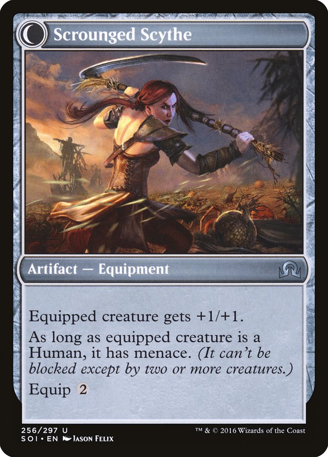 Harvest Hand // Scrounged Scythe [Shadows over Innistrad] MTG Single Magic: The Gathering | Red Claw Gaming