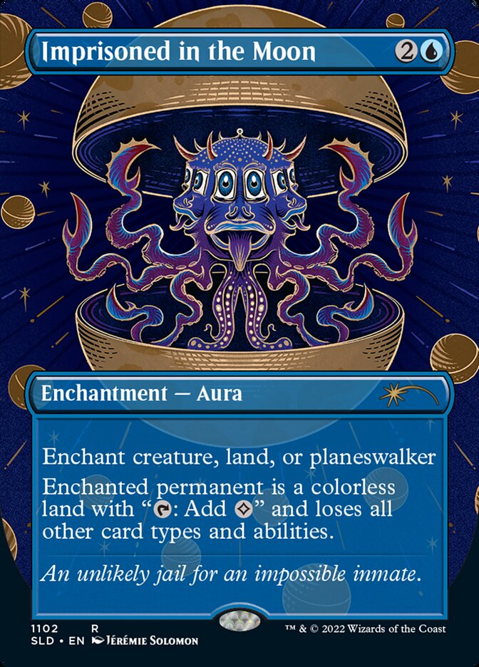 Imprisoned in the Moon (Borderless) [Secret Lair Drop Series] MTG Single Magic: The Gathering | Red Claw Gaming