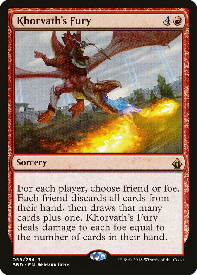Khorvath's Fury [Battlebond] MTG Single Magic: The Gathering | Red Claw Gaming