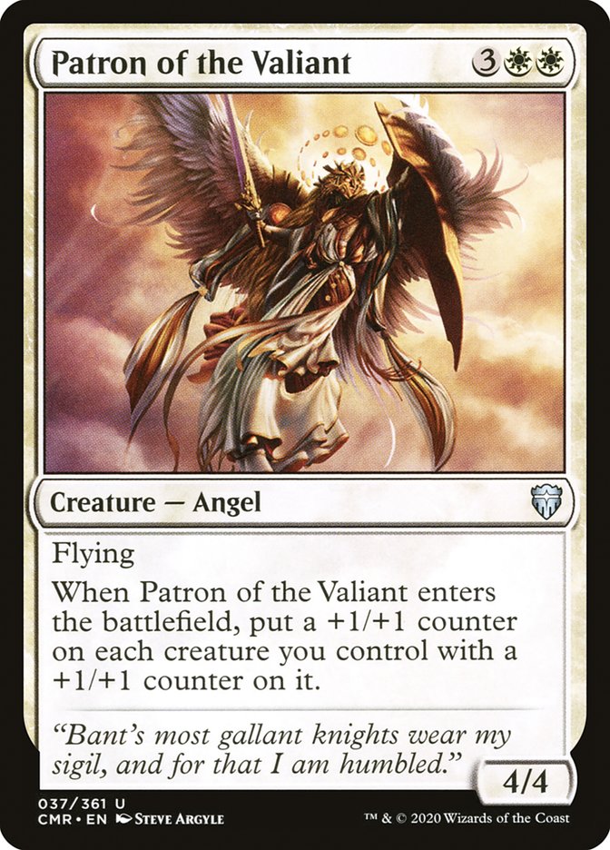 Patron of the Valiant [Commander Legends] MTG Single Magic: The Gathering | Red Claw Gaming