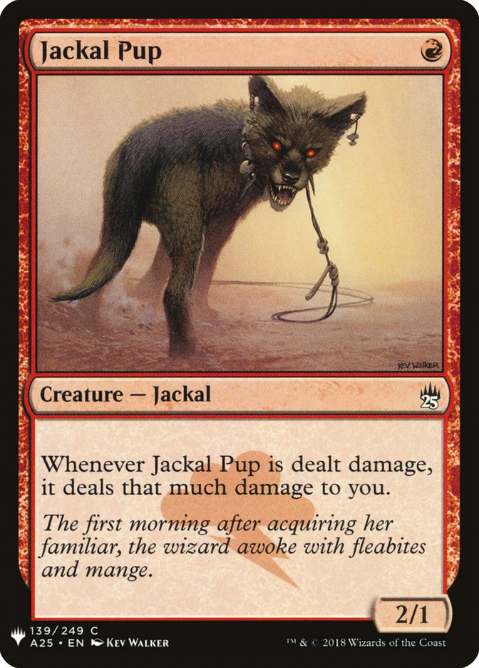 Jackal Pup [Mystery Booster] MTG Single Magic: The Gathering | Red Claw Gaming