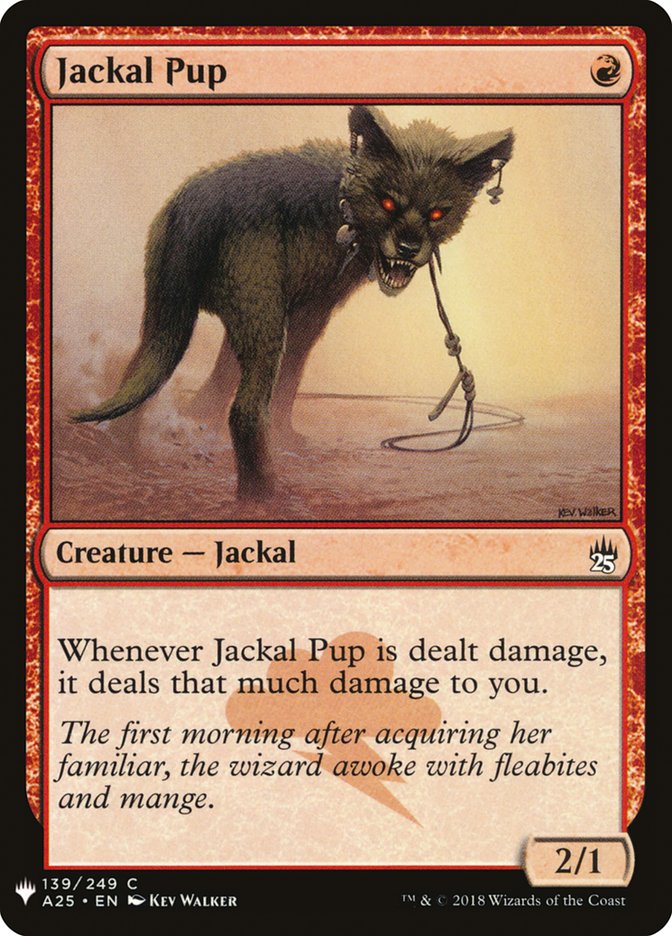 Jackal Pup [Mystery Booster] MTG Single Magic: The Gathering    | Red Claw Gaming