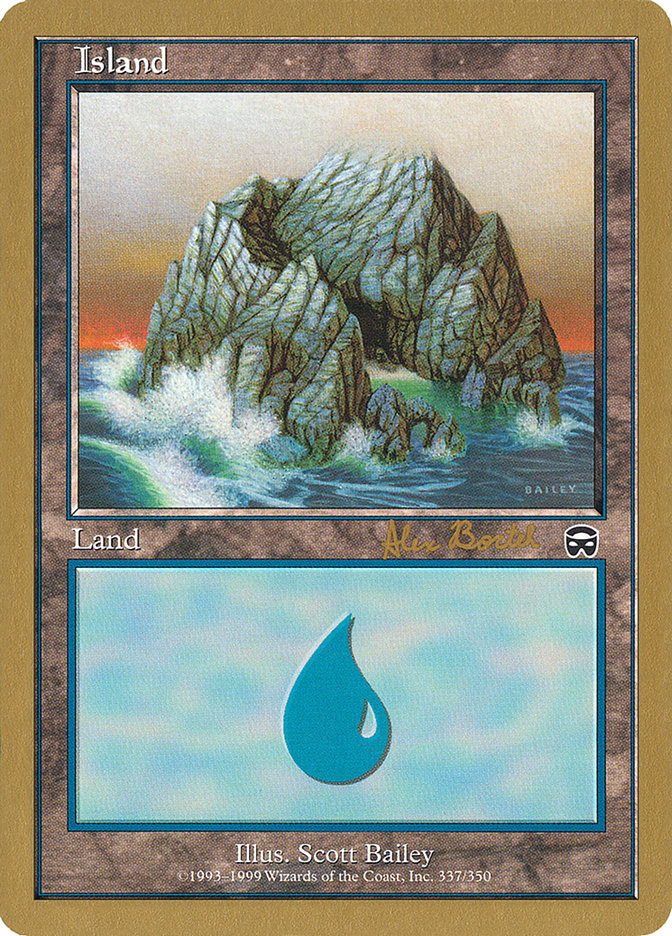 Island (ab337a) (Alex Borteh) [World Championship Decks 2001] MTG Single Magic: The Gathering | Red Claw Gaming