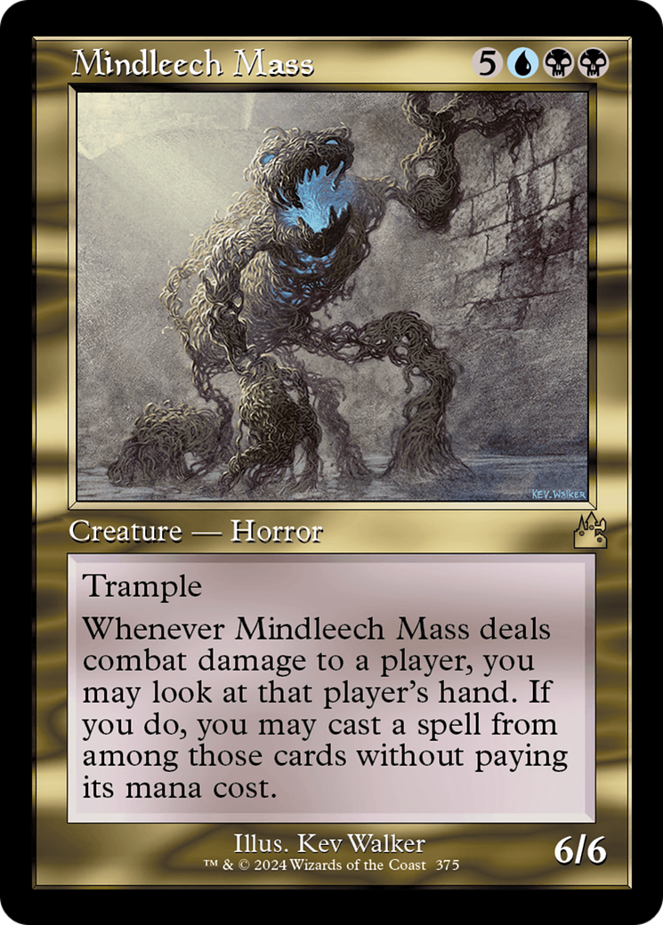 Mindleech Mass (Retro Frame) [Ravnica Remastered] MTG Single Magic: The Gathering | Red Claw Gaming