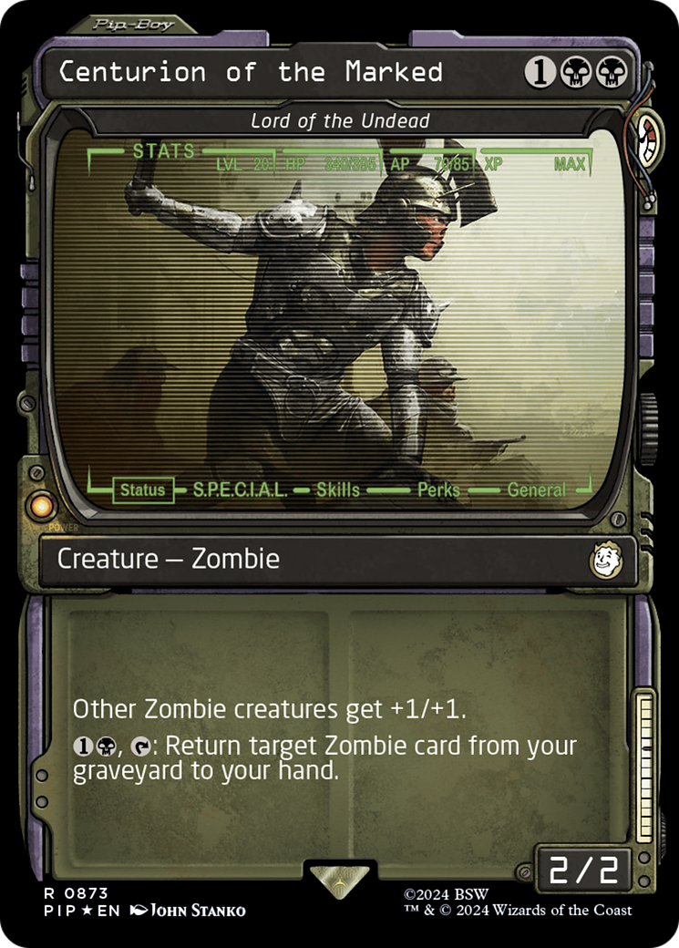 Centurion of the Marked - Lord of the Undead (Showcase) (Surge Foil) [Fallout] MTG Single Magic: The Gathering | Red Claw Gaming