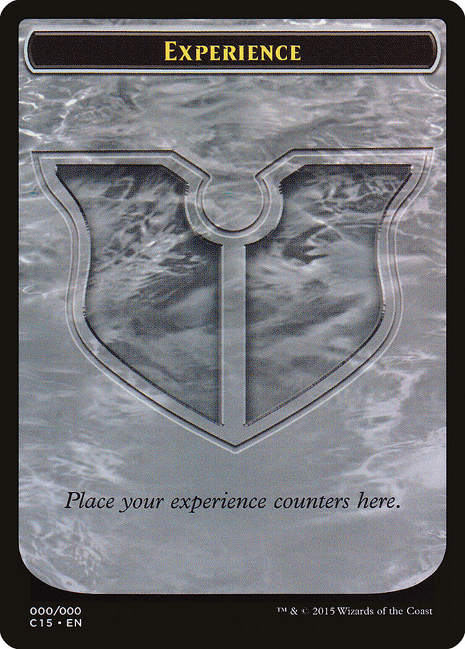 Experience // Experience Double-Sided Token [Commander 2015 Tokens] MTG Single Magic: The Gathering | Red Claw Gaming
