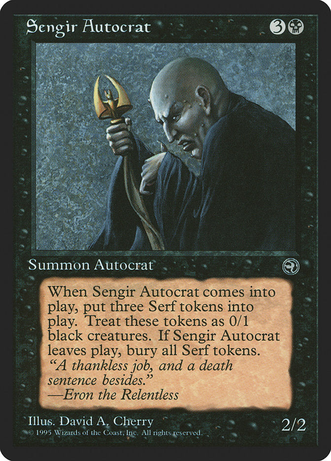 Sengir Autocrat [Homelands] MTG Single Magic: The Gathering | Red Claw Gaming