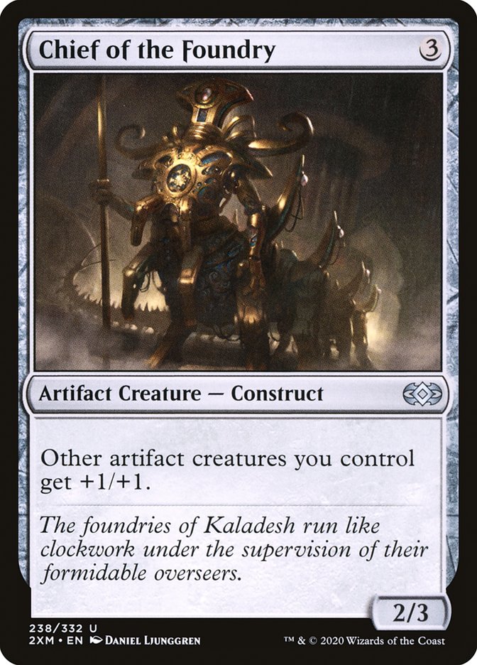 Chief of the Foundry [Double Masters] MTG Single Magic: The Gathering | Red Claw Gaming