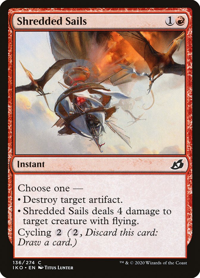 Shredded Sails [Ikoria: Lair of Behemoths] MTG Single Magic: The Gathering | Red Claw Gaming