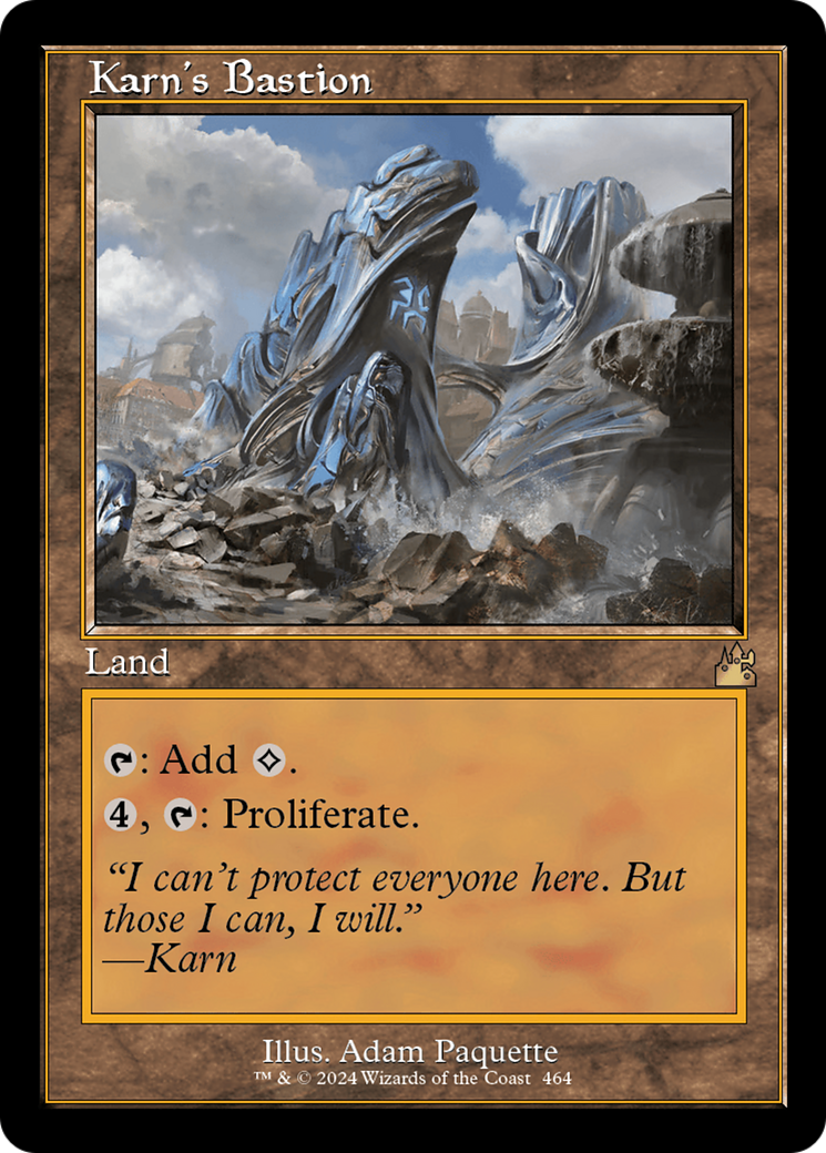 Karn's Bastion (Retro Frame) [Ravnica Remastered] MTG Single Magic: The Gathering | Red Claw Gaming