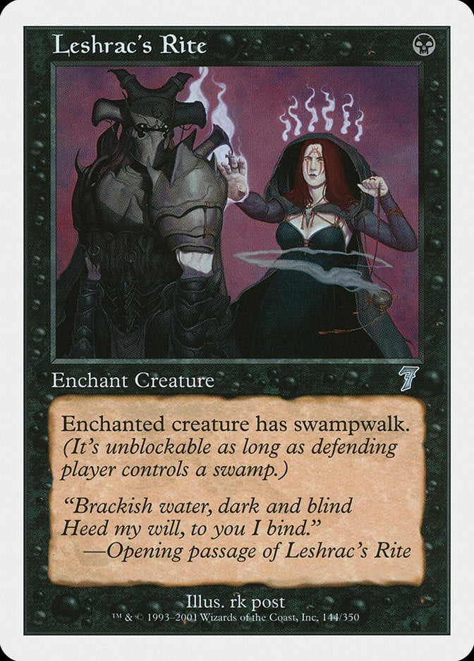 Leshrac's Rite [Seventh Edition] MTG Single Magic: The Gathering | Red Claw Gaming