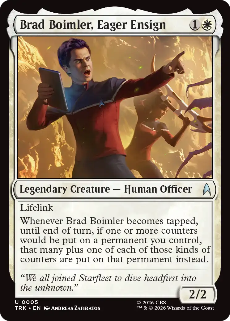 Brad Boimler, Eager Ensign [Star Trek] | Red Claw Gaming