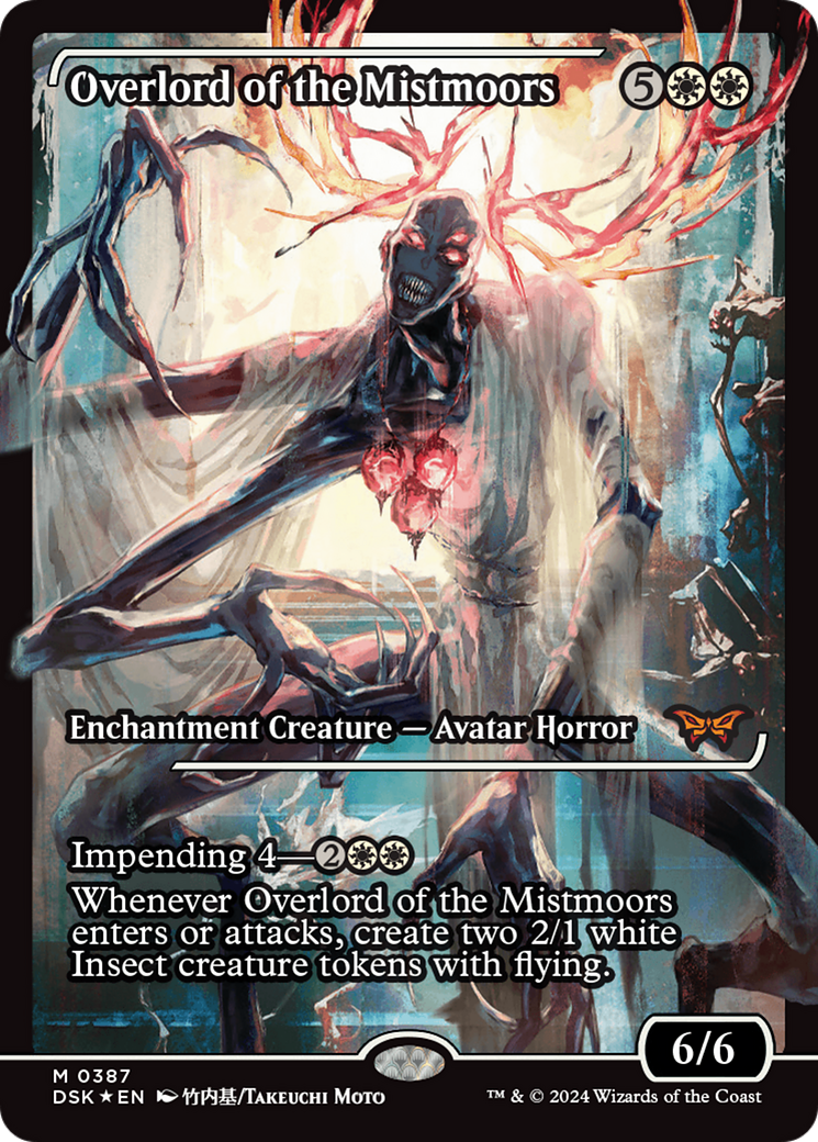 Overlord of the Mistmoors (Japan Showcase) [Duskmourn: House of Horror] MTG Single Magic: The Gathering | Red Claw Gaming