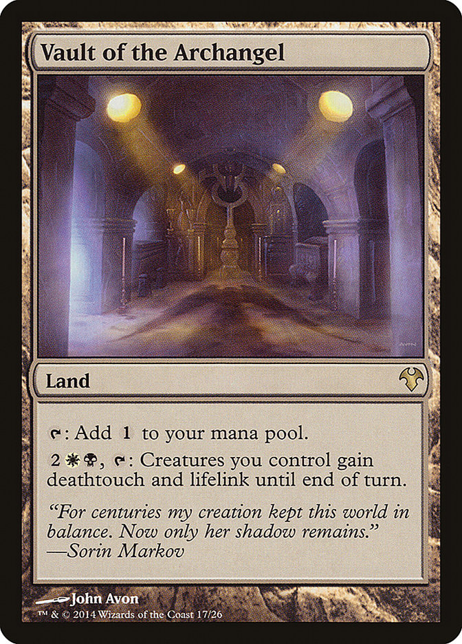 Vault of the Archangel [Modern Event Deck 2014] MTG Single Magic: The Gathering | Red Claw Gaming
