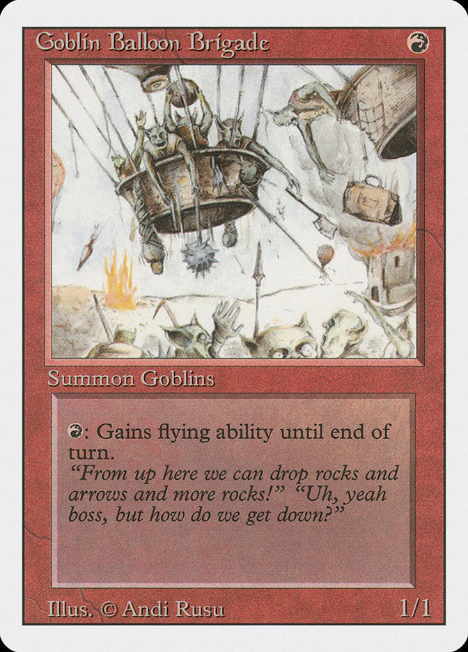 Goblin Balloon Brigade [Revised Edition] MTG Single Magic: The Gathering | Red Claw Gaming
