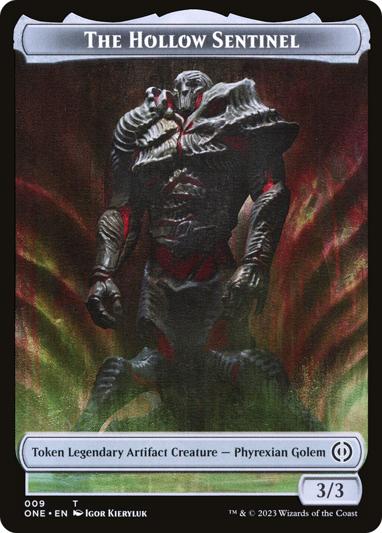 Phyrexian Mite (012) // The Hollow Sentinel Double-Sided Token [Phyrexia: All Will Be One Tokens] MTG Single Magic: The Gathering | Red Claw Gaming