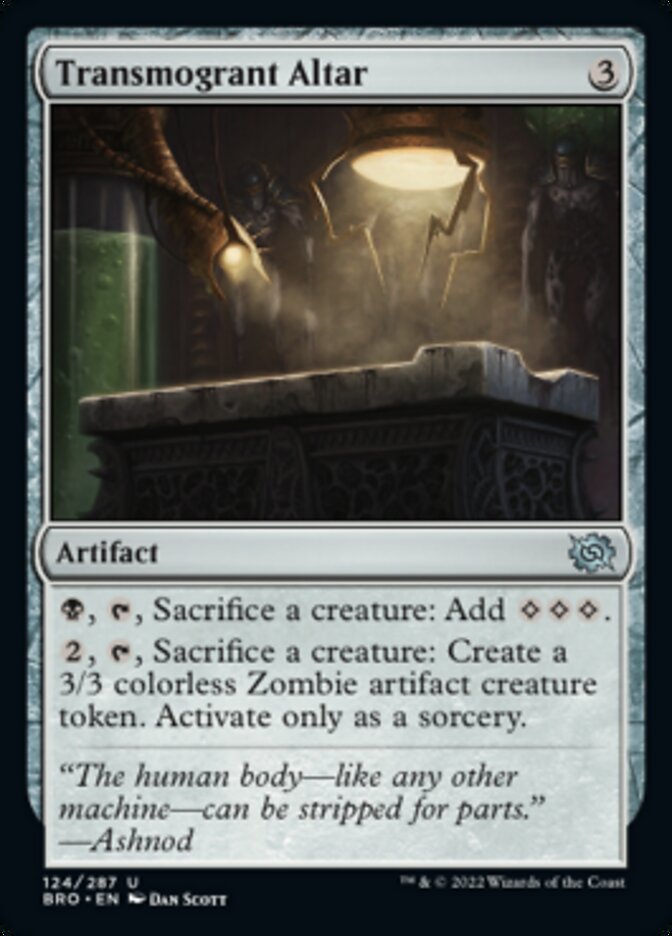 Transmogrant Altar [The Brothers' War] MTG Single Magic: The Gathering | Red Claw Gaming
