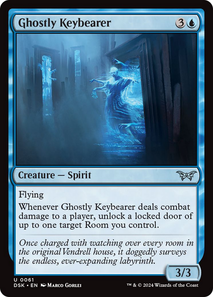 Ghostly Keybearer [Duskmourn: House of Horror] MTG Single Magic: The Gathering | Red Claw Gaming