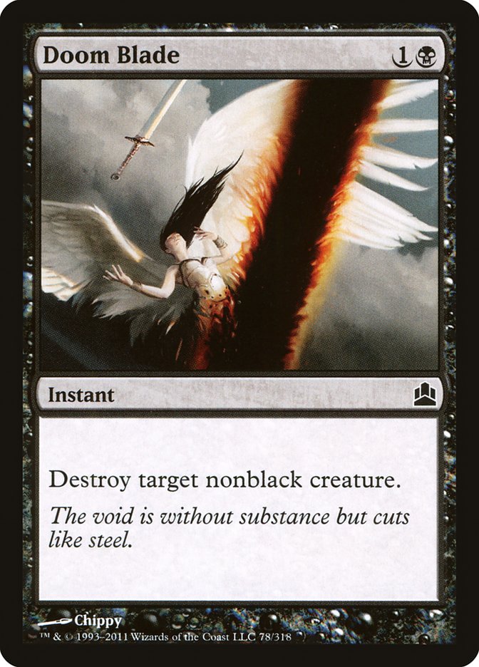 Doom Blade [Commander 2011] MTG Single Magic: The Gathering | Red Claw Gaming
