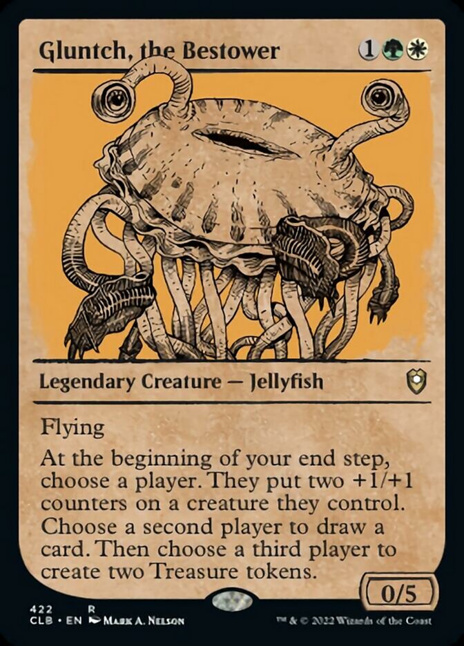 Gluntch, the Bestower (Showcase) [Commander Legends: Battle for Baldur's Gate] MTG Single Magic: The Gathering | Red Claw Gaming