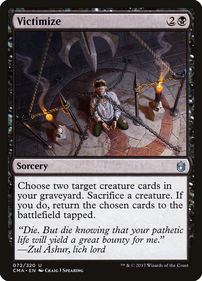 Victimize [Commander Anthology] MTG Single Magic: The Gathering | Red Claw Gaming