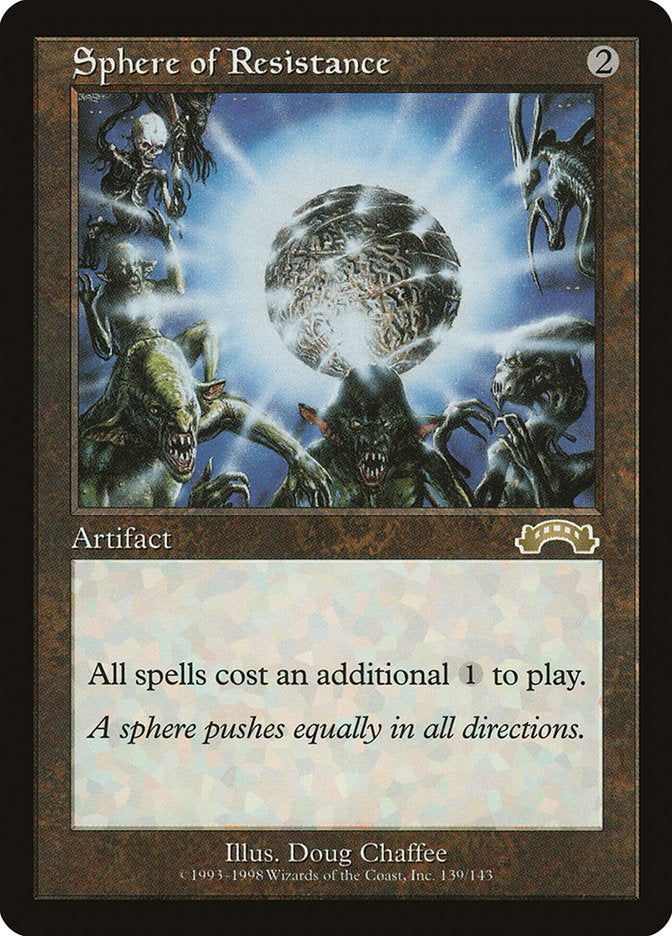 Sphere of Resistance [Exodus] MTG Single Magic: The Gathering | Red Claw Gaming