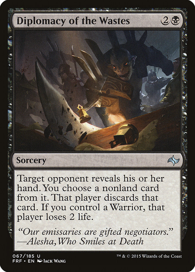 Diplomacy of the Wastes [Fate Reforged] MTG Single Magic: The Gathering | Red Claw Gaming
