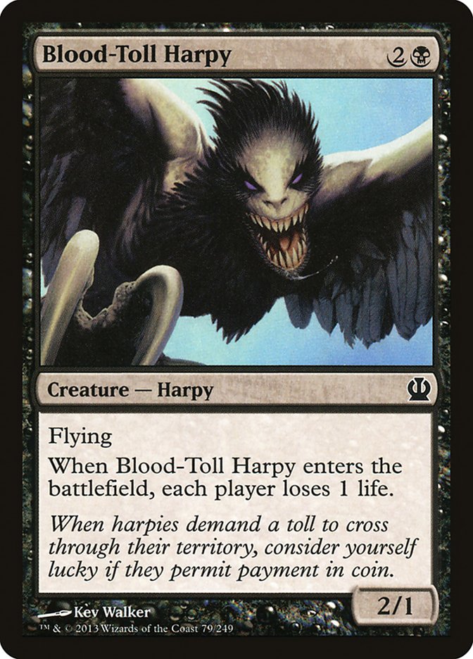 Blood-Toll Harpy [Theros] MTG Single Magic: The Gathering | Red Claw Gaming