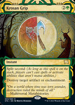 Krosan Grip (Foil Etched) [Strixhaven: Mystical Archive] MTG Single Magic: The Gathering | Red Claw Gaming