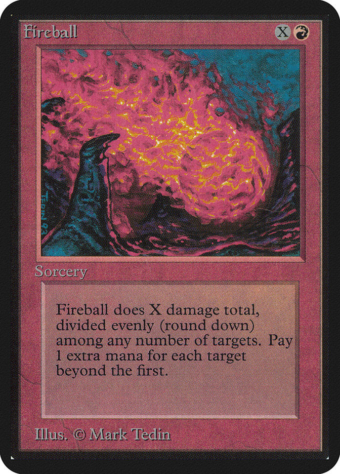 Fireball [Alpha Edition] MTG Single Magic: The Gathering | Red Claw Gaming