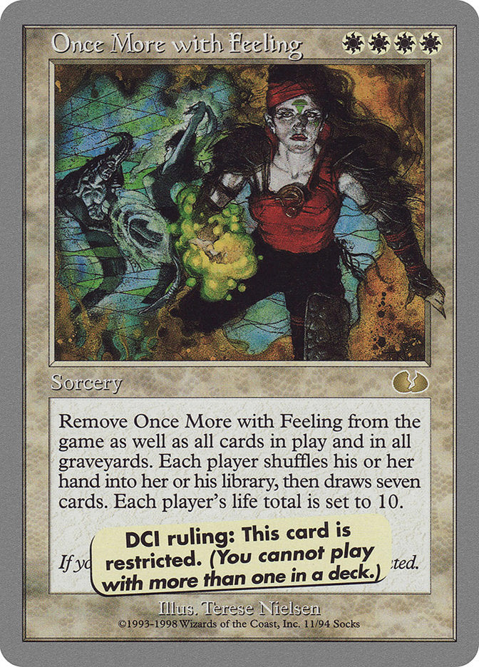 Once More with Feeling [Unglued] MTG Single Magic: The Gathering | Red Claw Gaming