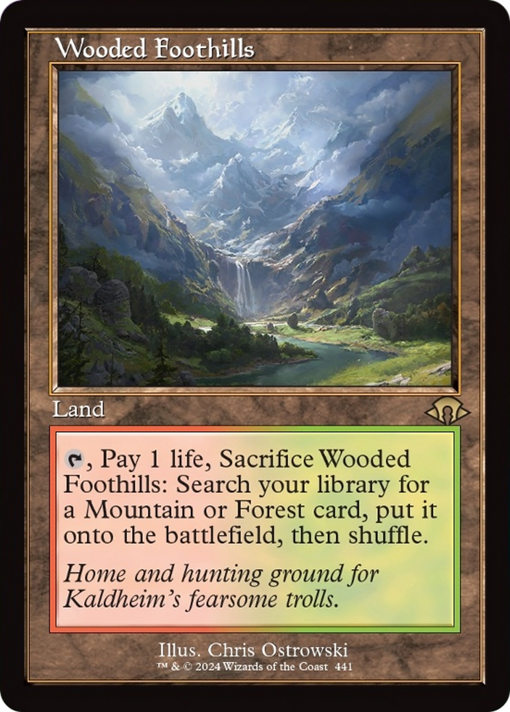 Wooded Foothills (Retro) [Modern Horizons 3] MTG Single Magic: The Gathering | Red Claw Gaming