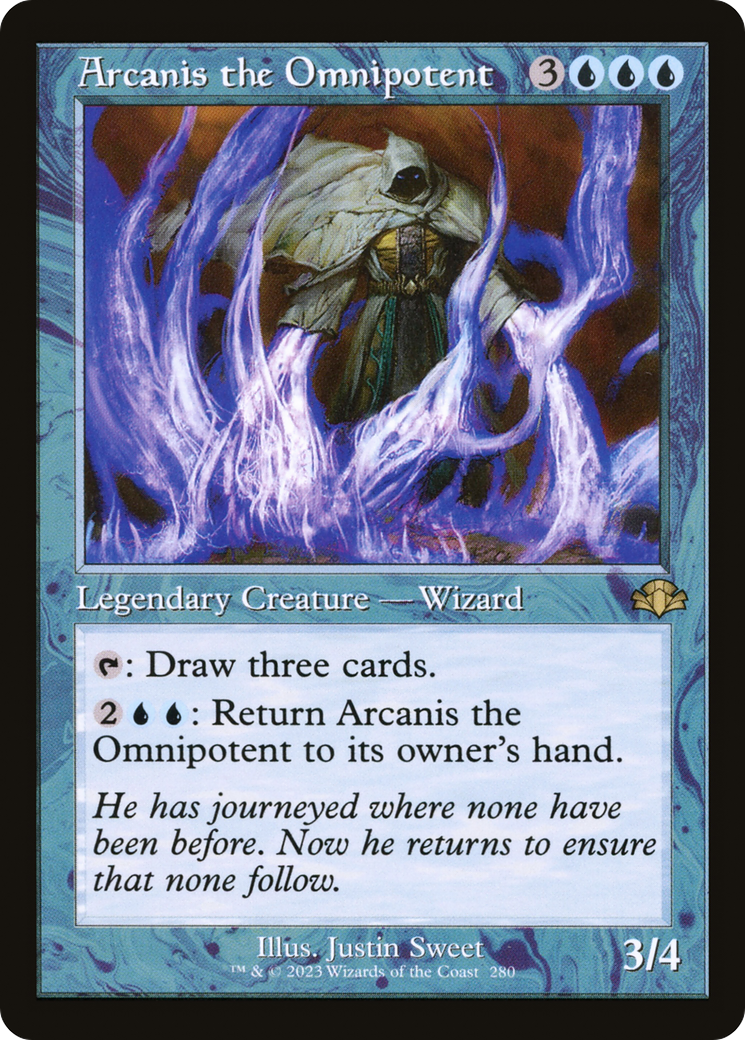 Arcanis the Omnipotent (Retro) [Dominaria Remastered] MTG Single Magic: The Gathering | Red Claw Gaming