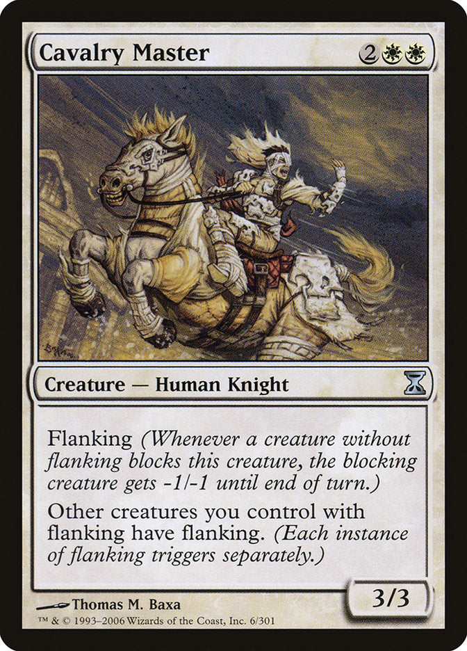 Cavalry Master [Time Spiral] MTG Single Magic: The Gathering | Red Claw Gaming