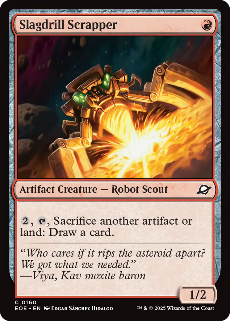 Slagdrill Scrapper [Edge of Eternities] MTG Single Magic: The Gathering | Red Claw Gaming