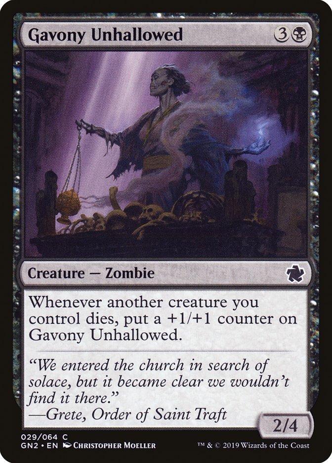Gavony Unhallowed [Game Night 2019] MTG Single Magic: The Gathering | Red Claw Gaming