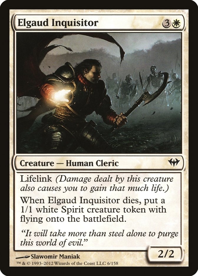 Elgaud Inquisitor [Dark Ascension] MTG Single Magic: The Gathering | Red Claw Gaming
