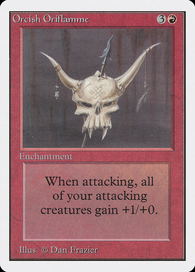 Orcish Oriflamme [Unlimited Edition] MTG Single Magic: The Gathering | Red Claw Gaming