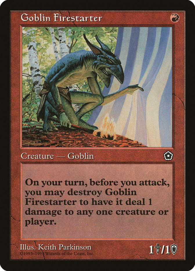 Goblin Firestarter [Portal Second Age] MTG Single Magic: The Gathering | Red Claw Gaming