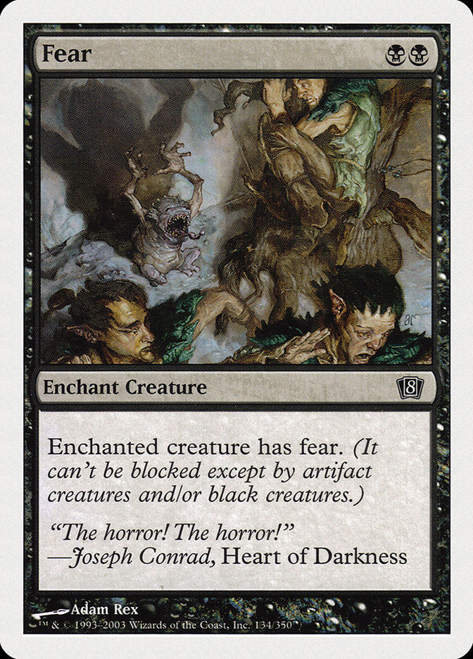 Fear [Eighth Edition] MTG Single Magic: The Gathering | Red Claw Gaming