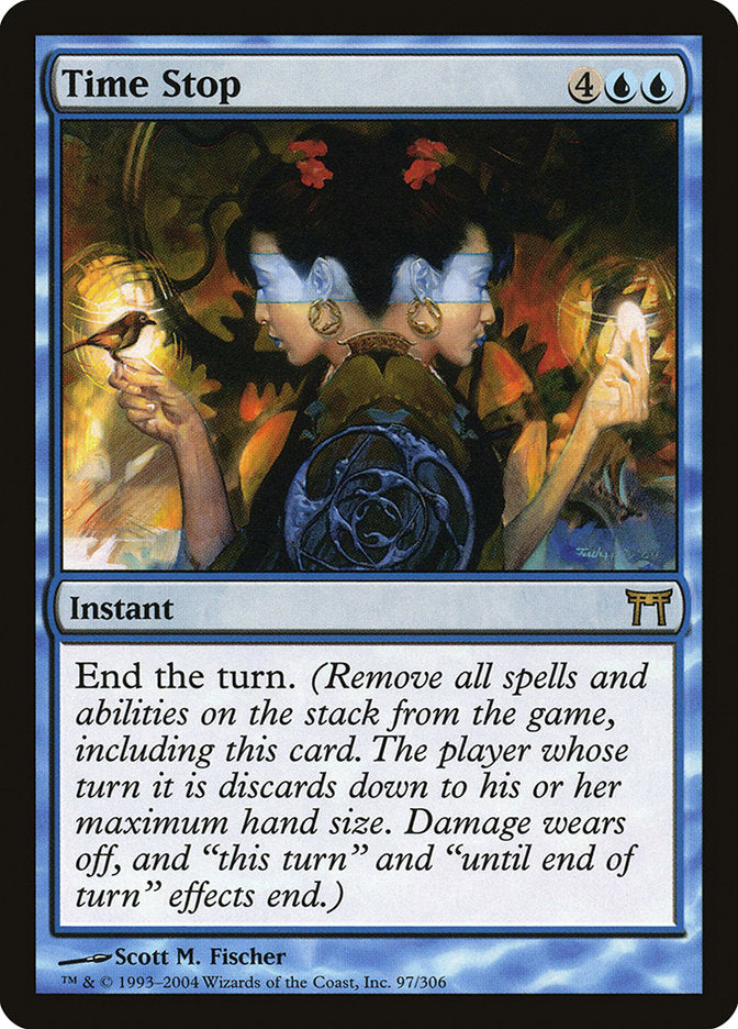 Time Stop [Champions of Kamigawa] MTG Single Magic: The Gathering | Red Claw Gaming