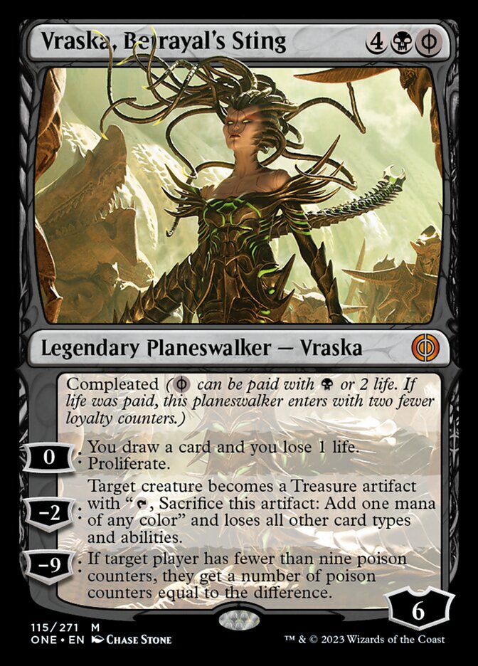 Vraska, Betrayal's Sting [Phyrexia: All Will Be One] MTG Single Magic: The Gathering | Red Claw Gaming